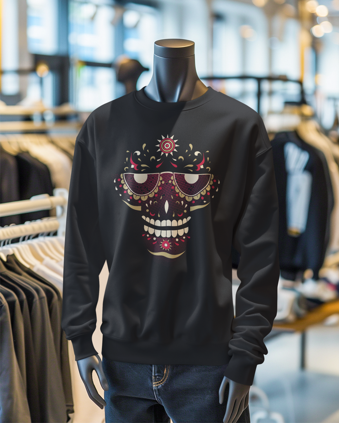 SKULL - UNISEX SWEATSHIRT