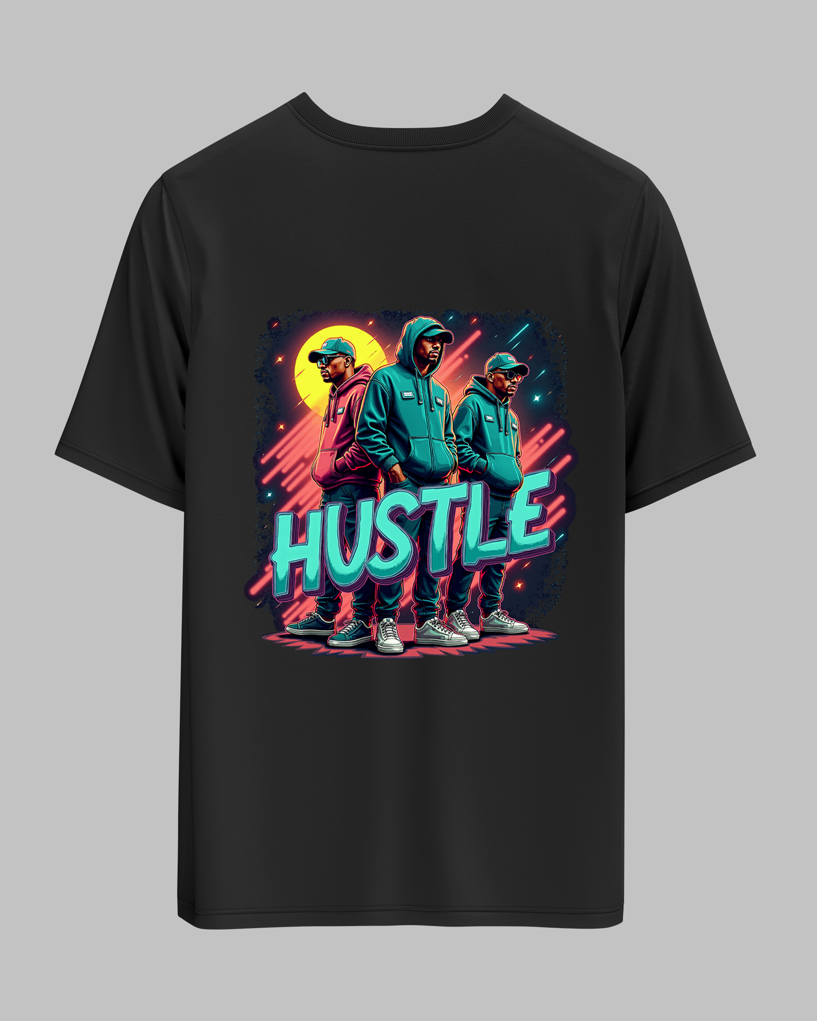 HUSTLE - MENS OVERSIZED T-SHIRT