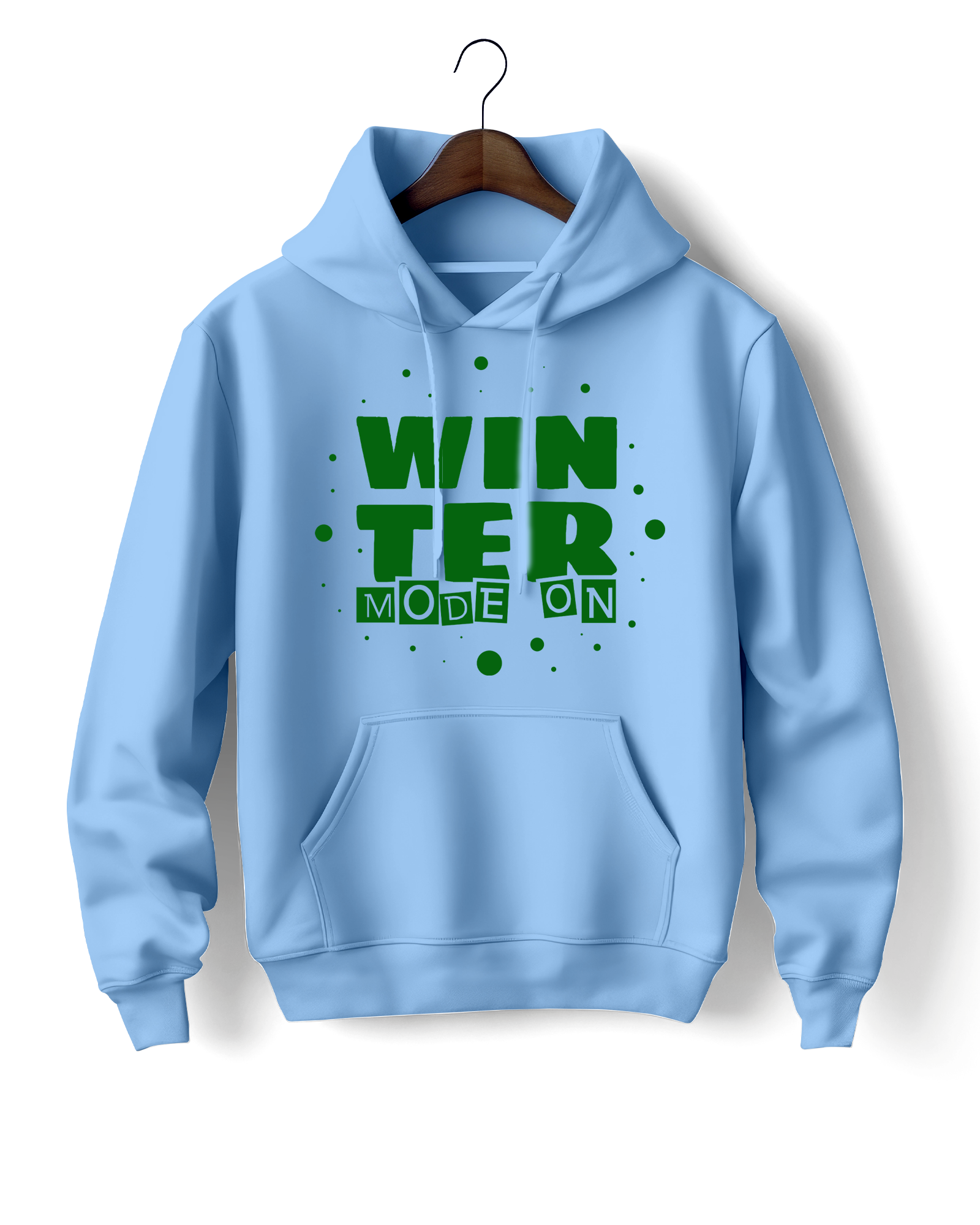 WINTER IS ON - MEN'S HOODED SWEATSHIRT