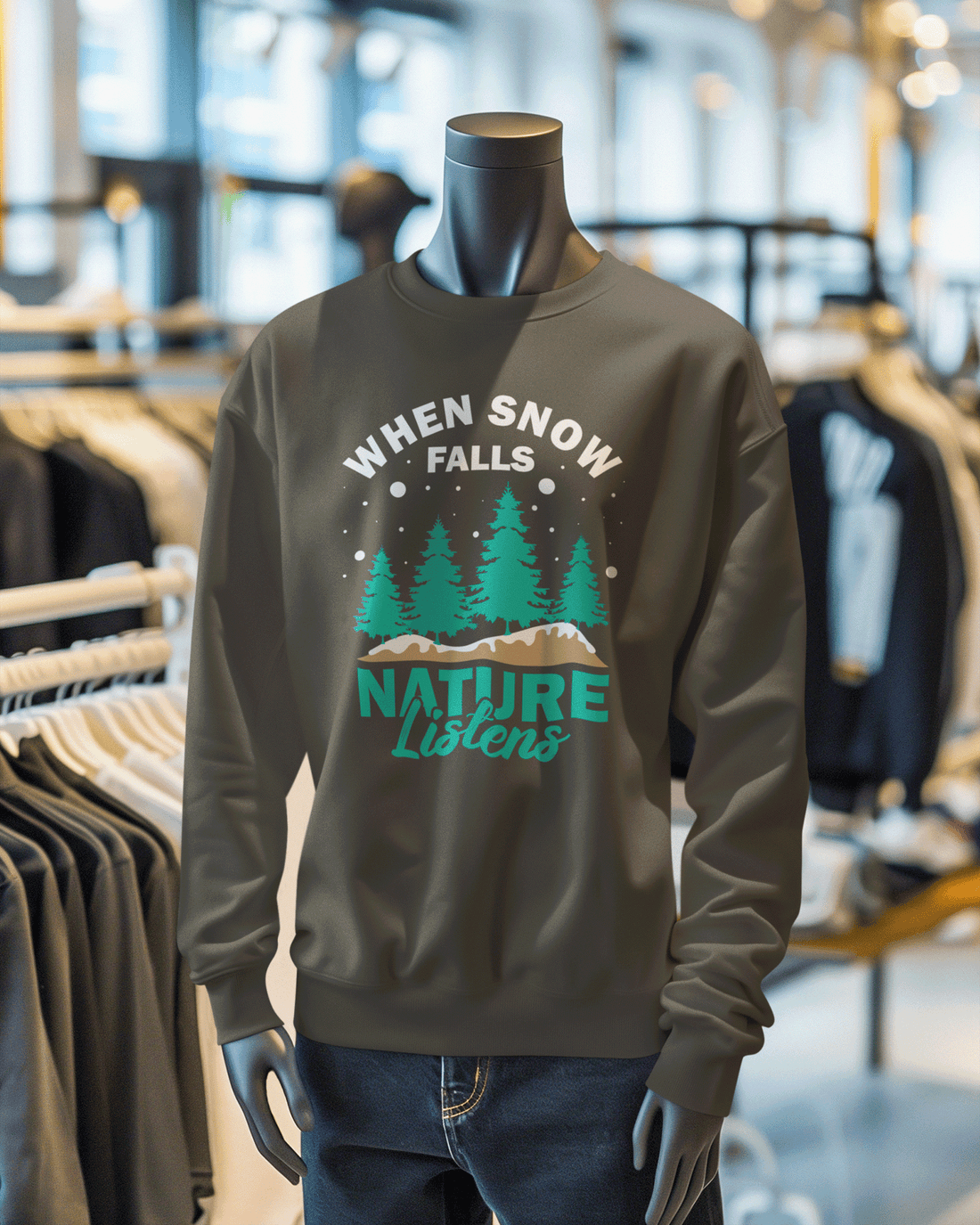 NATURE LISTENS - UNISEX SWEATSHIRT